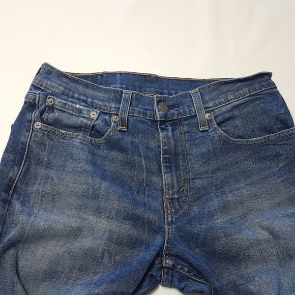 Levi's 502 Medium Wash Mid Rise Tapered Leg Jeans - Picture 3 of 7